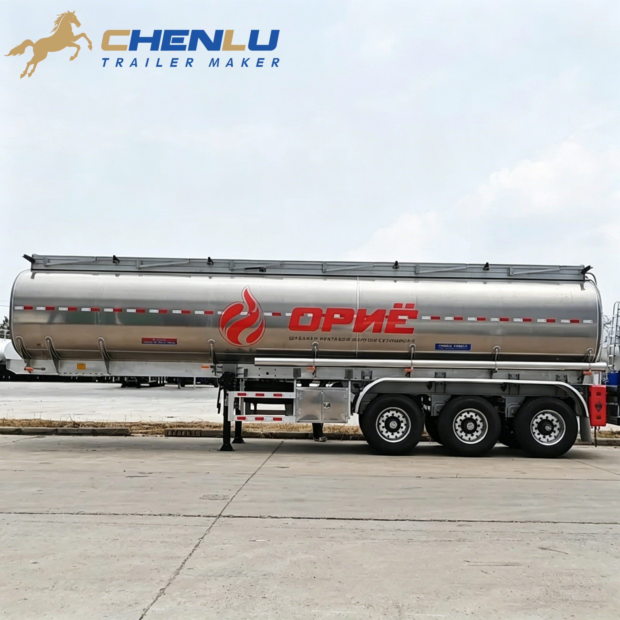 40000 Liter Aluminium-Tankauflieger