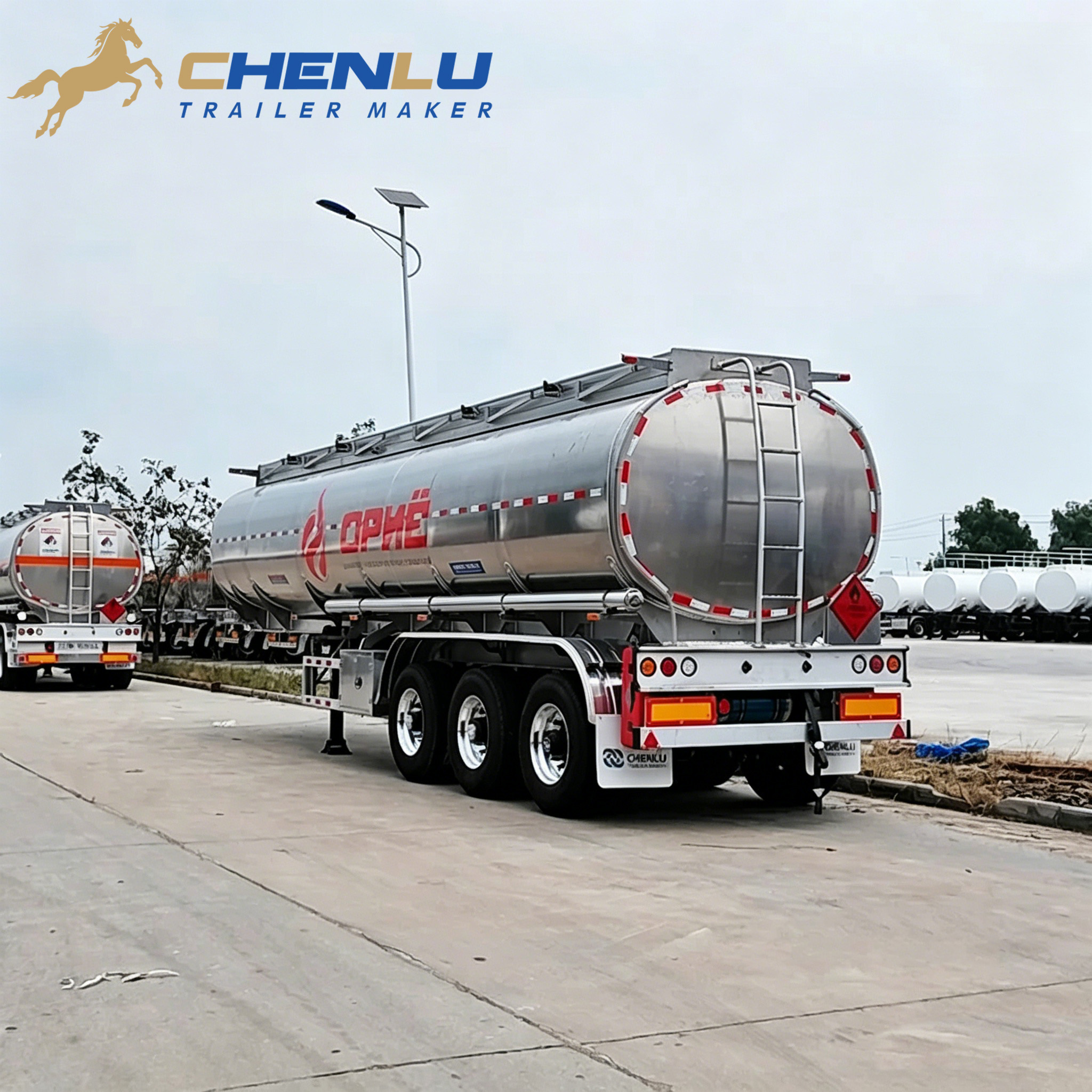 40000 Liter Aluminium-Tankauflieger
