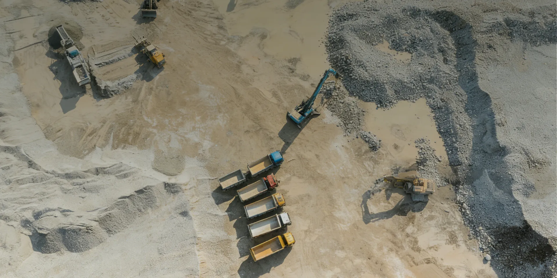 Sand- und Kohletransport-Sattelauflieger