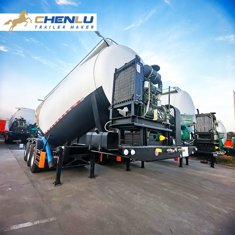 Powder tanker semi trailer