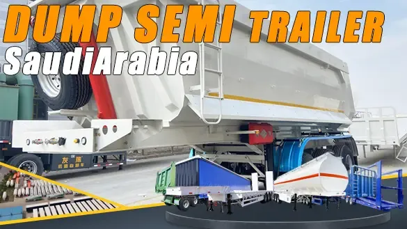 25CBM Kippsattelauflieger - leicht, kraftstoffeffizient und SABER-zertifiziert!