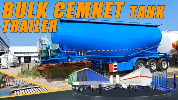 Warum sollten Sie sich für einen Zementtankanhänger aus starkem Stahl entscheiden?