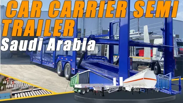 Wie lauten die Einzelheiten zu den nach Saudi-Arabien exportierten Autotransport-Sattelanhängern?