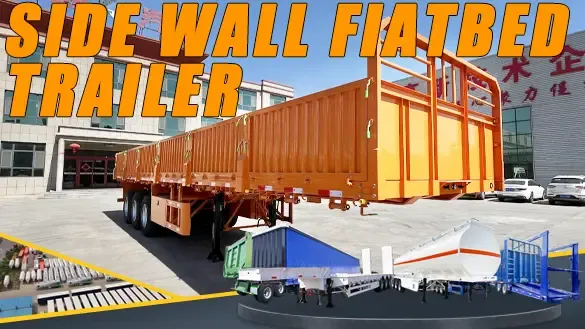 Seitenwand-Sattelauflieger mit FUWA/BPW-Achsen - gebaut für den Schwertransport!
